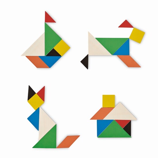 Tangram-Puzzle Holz