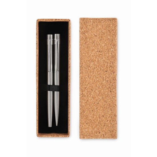 Schreibgeräte-Set aus Edelstahl