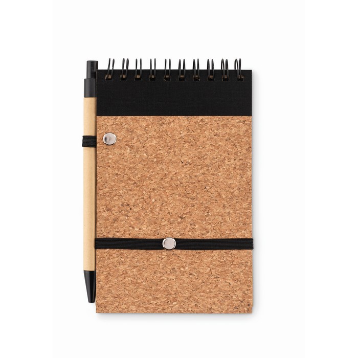 DIN A6 Notizbuch mit Kork