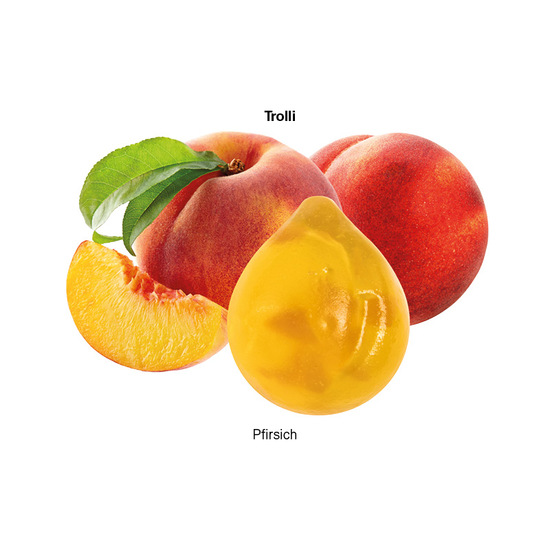 Minitüte, 15 g, kompostierbare Folie weiß, Trolli Vitamin Fruchtgummi