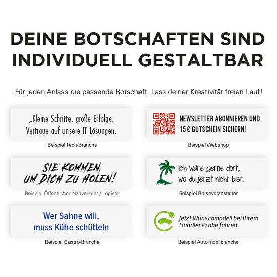 Glückskeks Folie, transparent