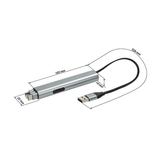 Ladekabel "Connect", 4 in 1