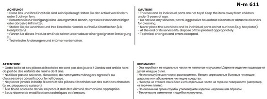 DUO Doppel- Lunchbox