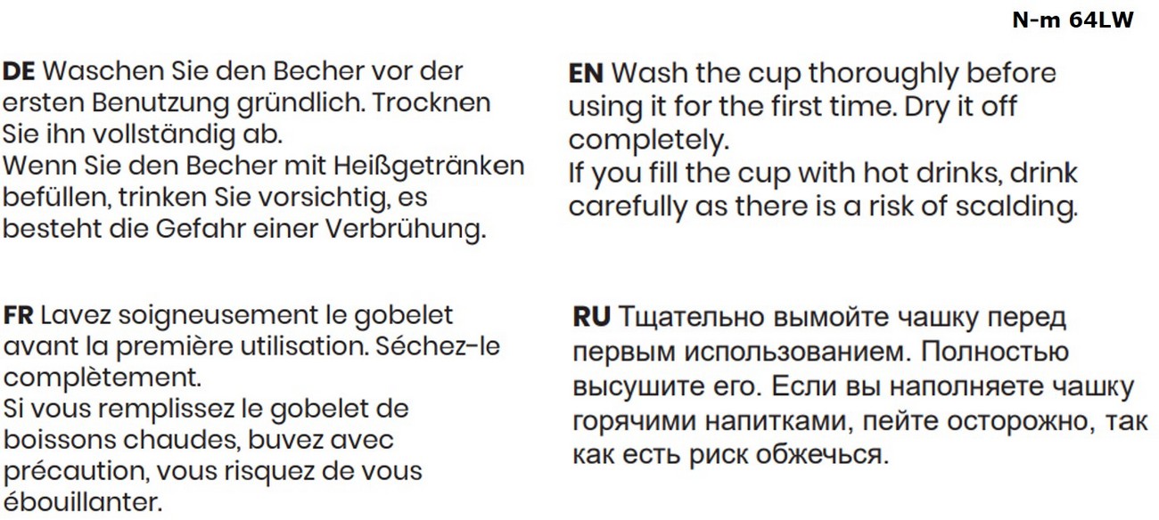 EASY Coffee- Becher weiß