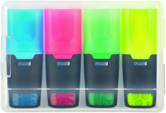LIQEO HIGHLIGHTER MINI 4er SET