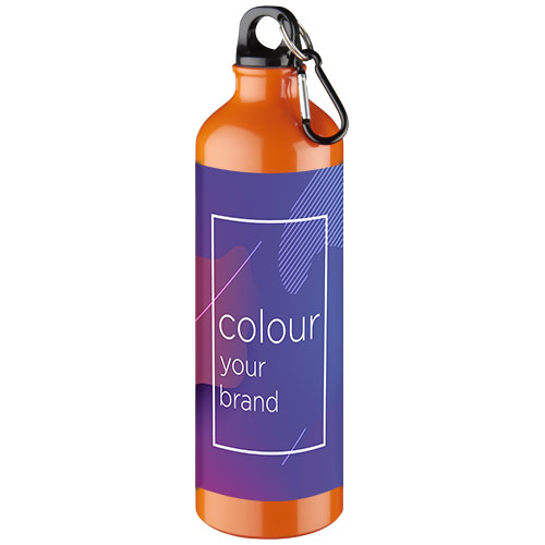 Oregon 770 ml Aluminium Trinkflasche mit Karabinerhaken