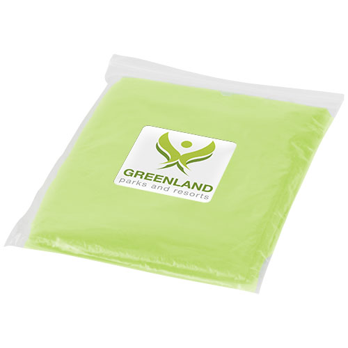 Ziva Einweg Regenponcho mit Hülle