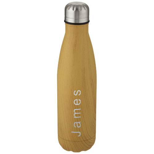 Cove 500 ml Kupfer-Vakuum Isolierflasche in Holzoptik