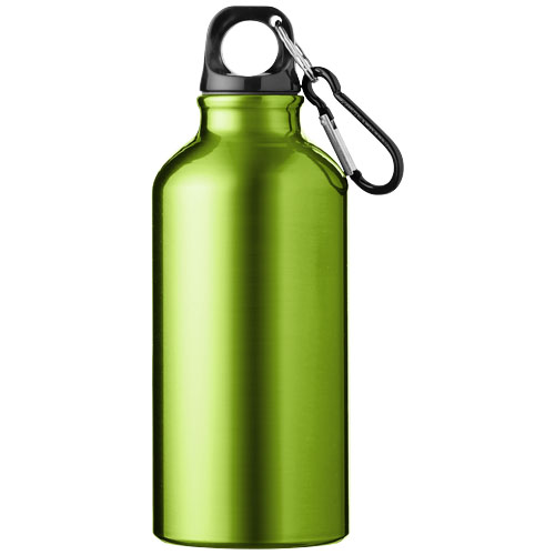 Oregon 400 ml RCS-zertifizierte Trinkflasche aus recyceltem Aluminium mit Karabinerhaken