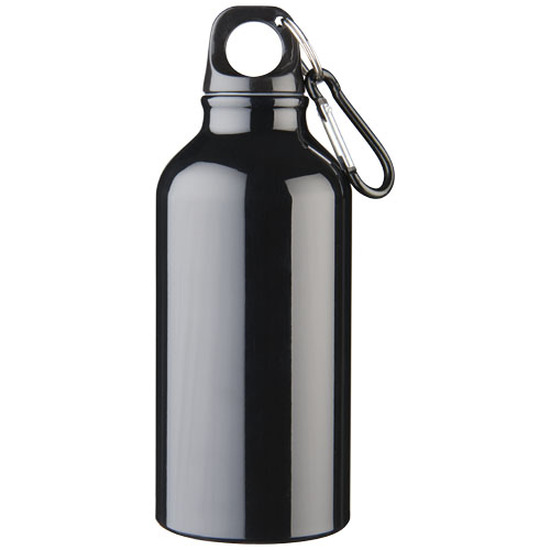 Oregon 400 ml RCS-zertifizierte Trinkflasche aus recyceltem Aluminium mit Karabinerhaken