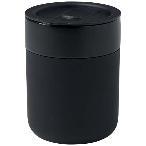 Java 330 ml Keramikbecher mit Silikonhülle und Kunststoffdeckel