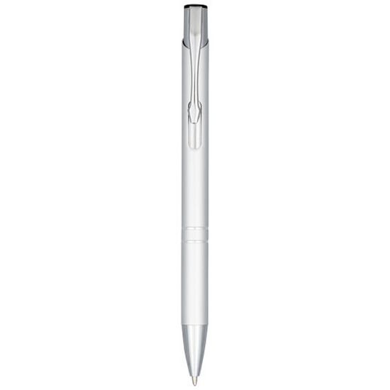 Moneta Druckkugelschreiber aus eloxiertem Aluminium (schwarze Mine)