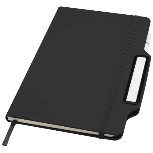Nexus A5 Hardcover Notizbuch mit Kugelschreiber und Bleistiftset (schwarze Mine)