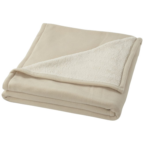 Springwood Decke aus weichem Fleece und Sherpa-Plaid