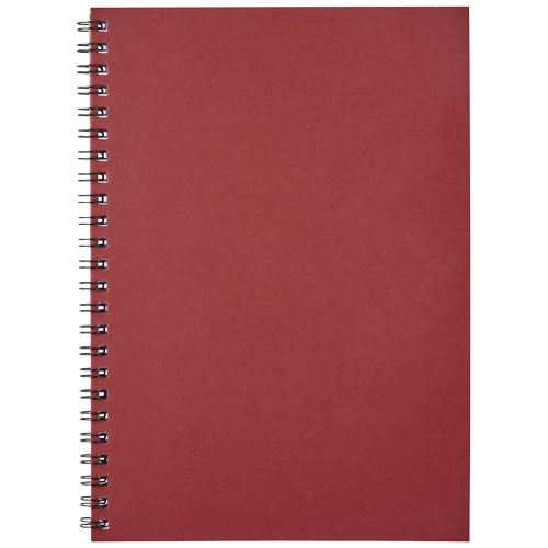 Desk-Mate® A5 recyceltes farbiges Notizbuch mit Spiralbindung