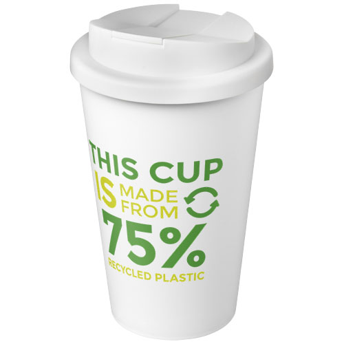 Americano® Eco 350 ml recycelter Becher mit auslaufsicherem Deckel