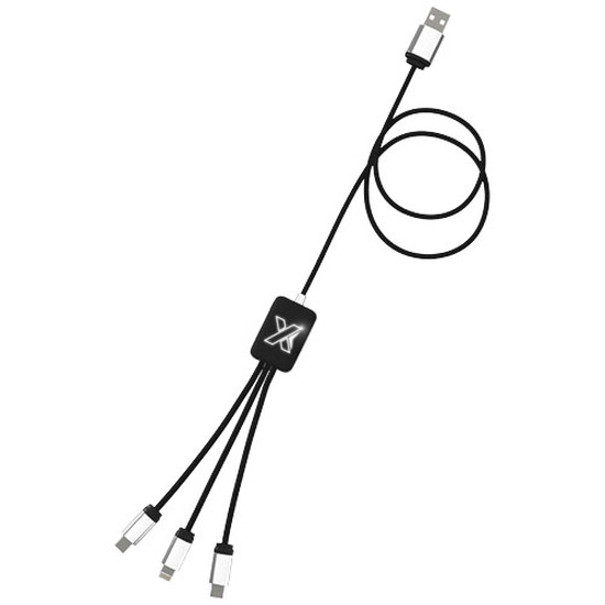 SCX.design C17 Easy to Use Ladekabel mit Leuchtlogo