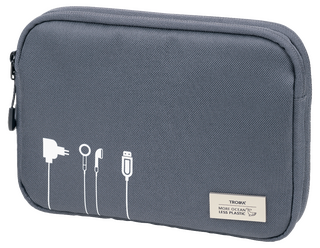 TROIKA Kabeltasche "BLUE CYCLE TECH POUCH 2"