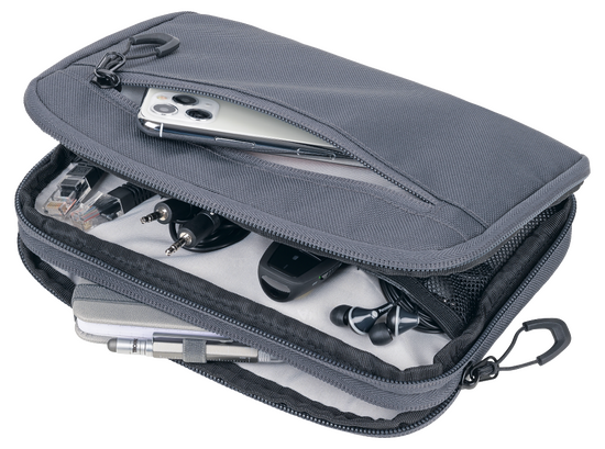 TROIKA Kabeltasche "BLUE CYCLE TECH POUCH 2"