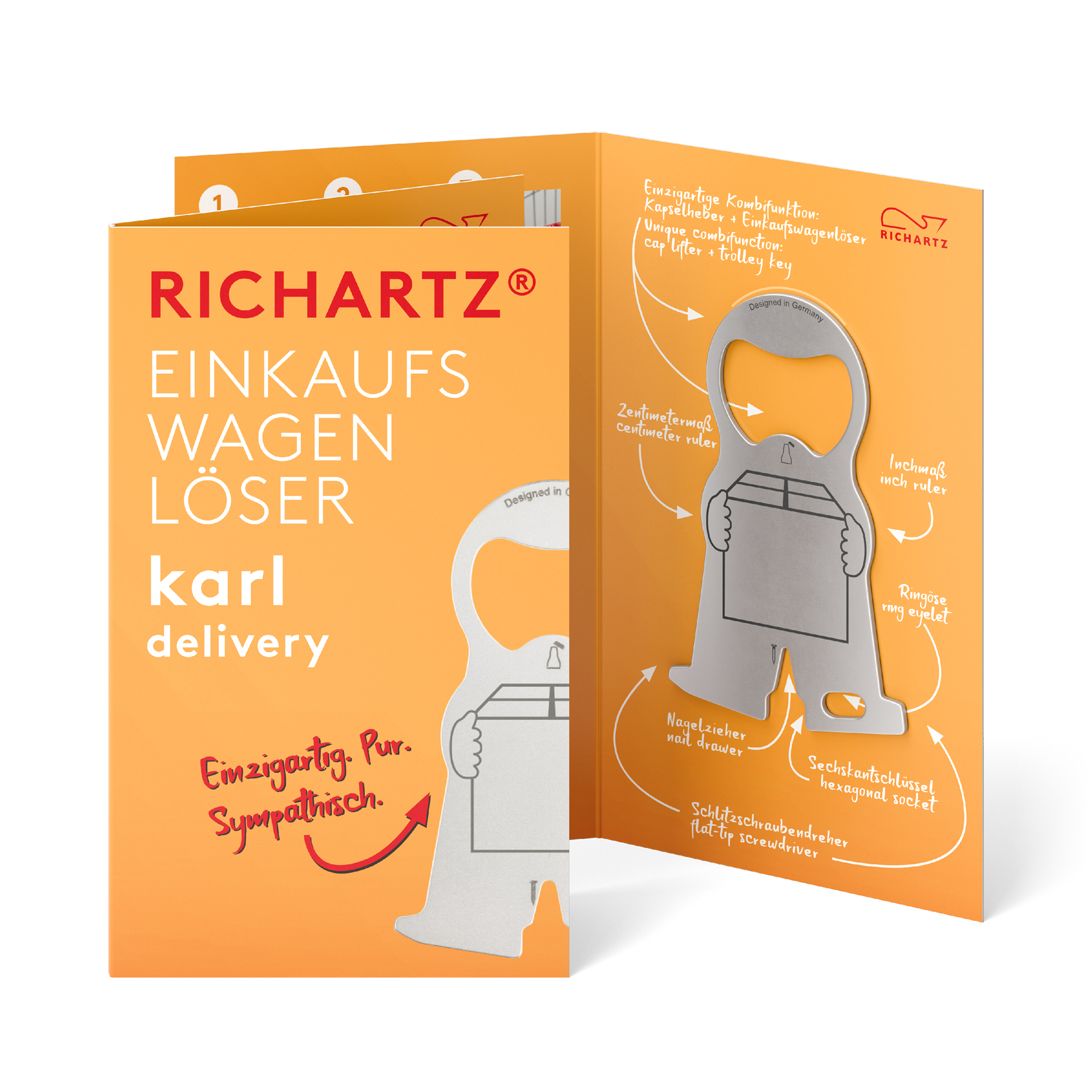 RICHARTZ® EINKAUFSWAGENLÖSER karl delivery