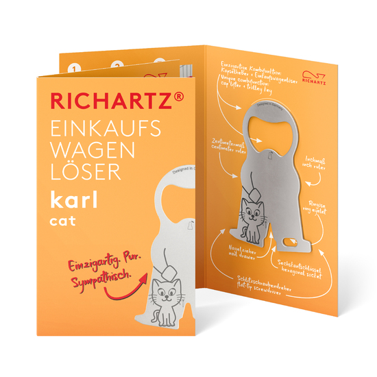 RICHARTZ® EINKAUFSWAGENLÖSER karl cat