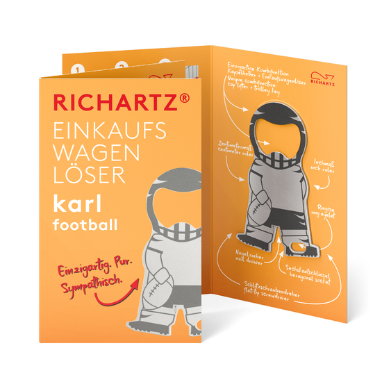 RICHARTZ® EINKAUFSWAGENLÖSER karl football
