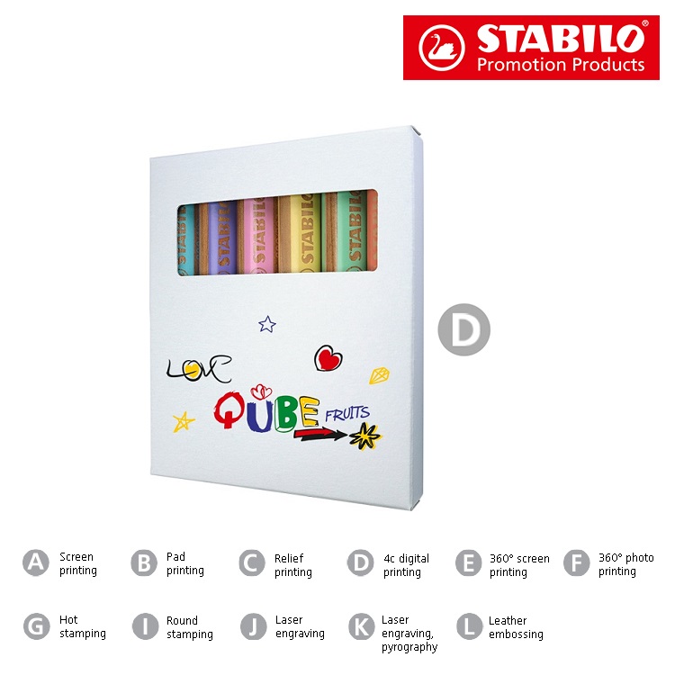 STABILO woody 3 in 1 Farbstift 6er-Set