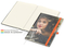 Notizbuch Match-Book Creme Bestseller A4 Cover-Star gloss-individuell, orange