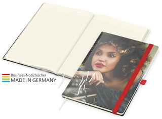 Match-Book Creme Bestseller A4 Cover-Star gloss-individuell, rot