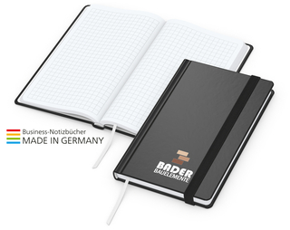 Notizbuch Easy-Book Comfort Bestseller Pocket, schwarz inkl. Siebdruck-Digital