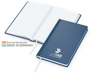 Notizbuch Easy-Book Basic Bestseller Pocket, dunkelblau, Silberprägung