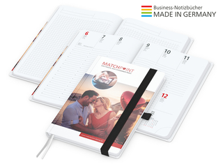 Match-Hybrid White Bestseller A5, Cover-Star matt-individuell, schwarz