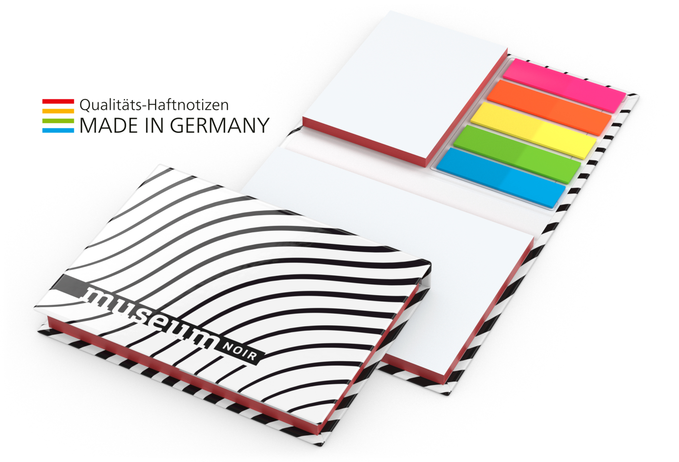 Budapest White Bestseller Bookcover gloss-individuell, Farbschnitt rot