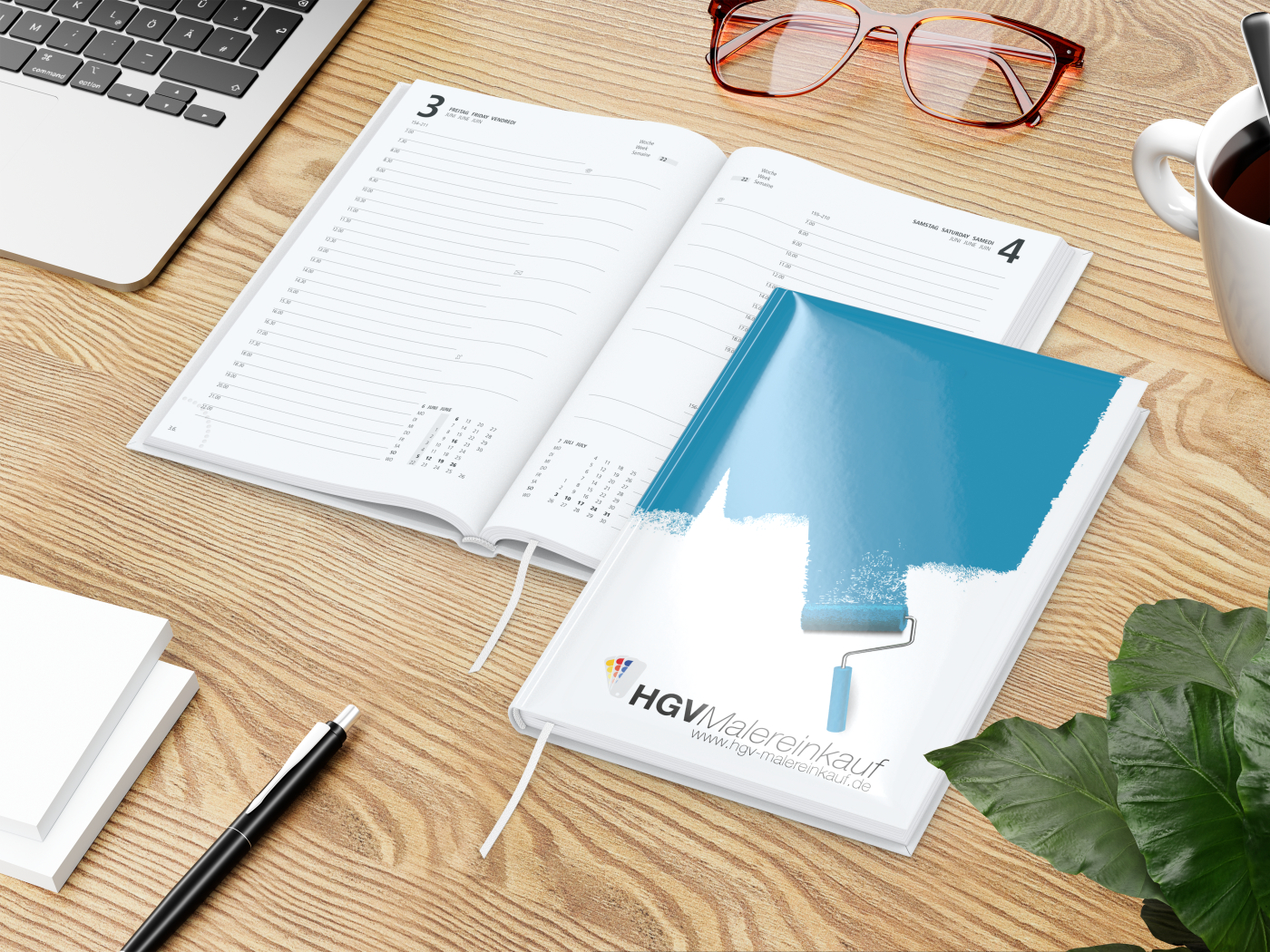 Buchkalender Basic Bestseller inkl. 4C-Druck