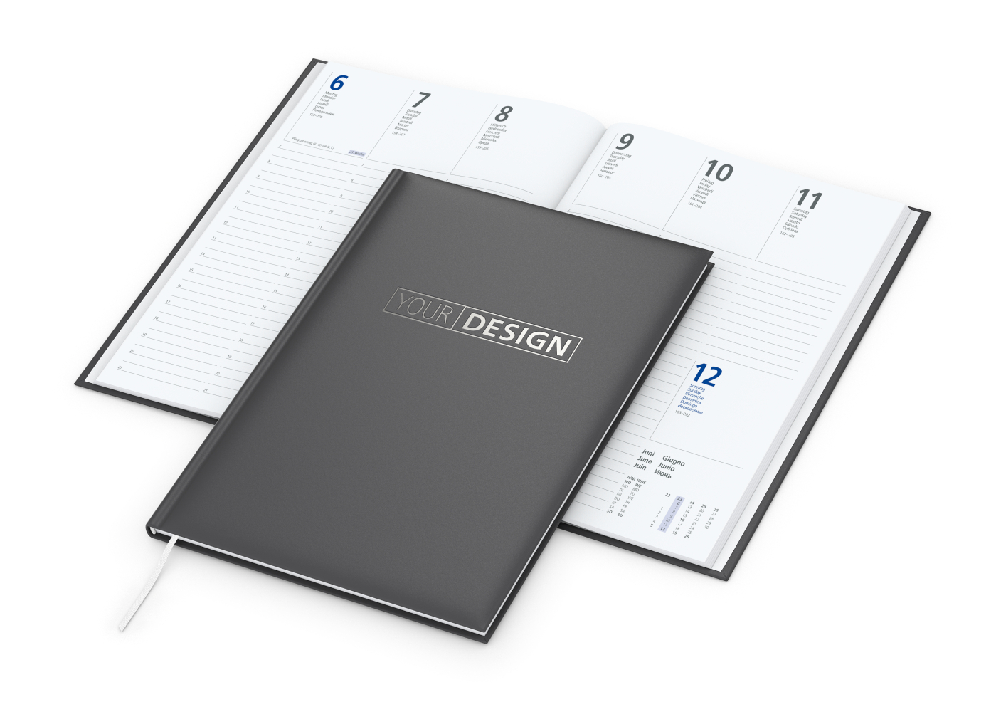 Wochenkalender Media Bestseller inkl. Prägung