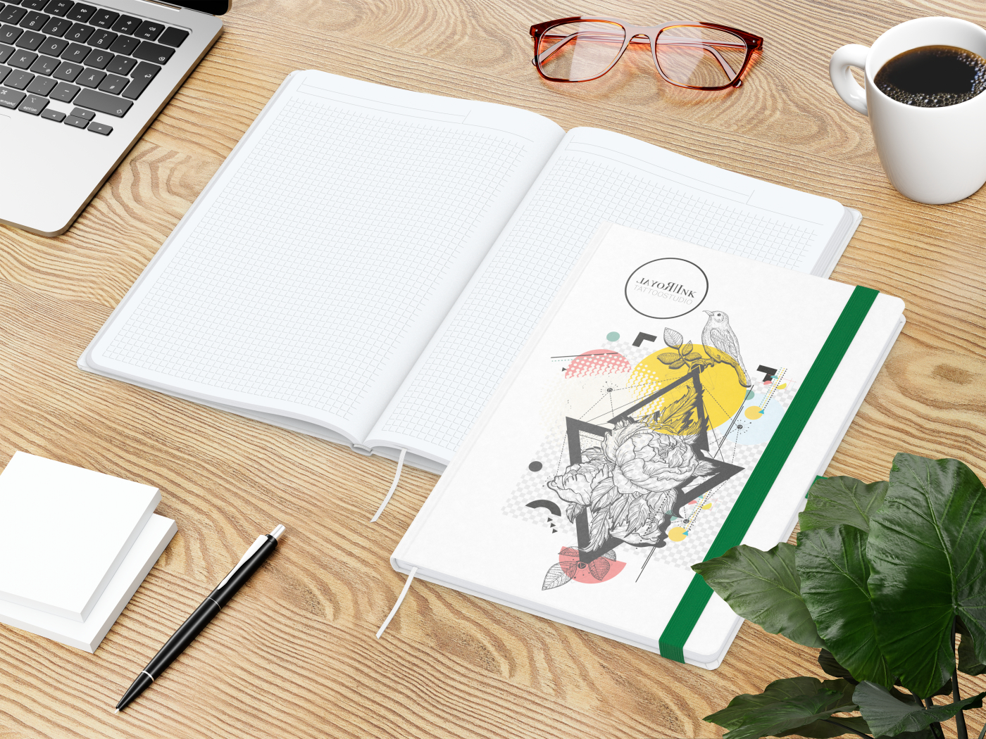 Notizbuch Match-Book White A4 Natura Bestseller