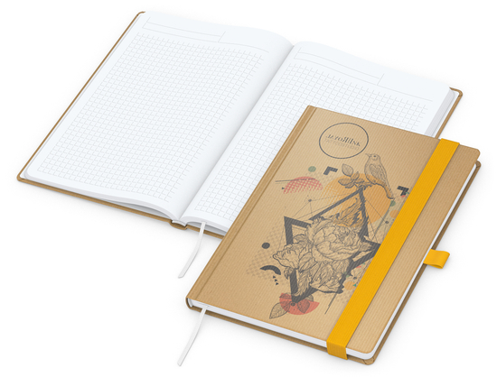 Notizbuch Match-Book White A5 Natura Bestseller