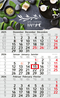3-Monatskalender Budget 3 Bestseller, rot (Einblatt)