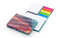 Haftnotiz-Set Budapest Bookcover White Bestseller, matt-individuell, Farbschnitt blau
