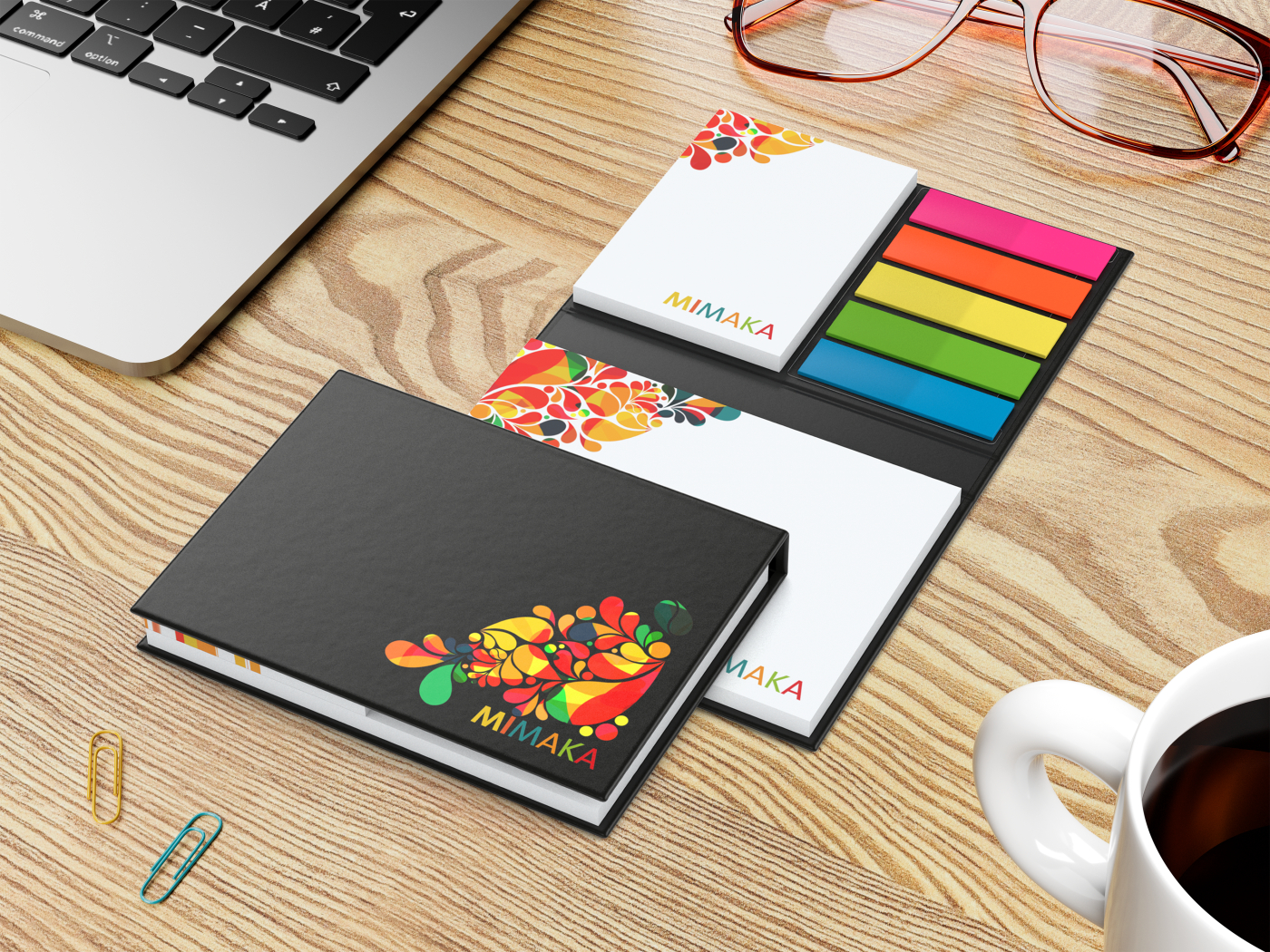 Haftnotiz-Set London Bookcover Individuell Bestseller, matt-individuell
