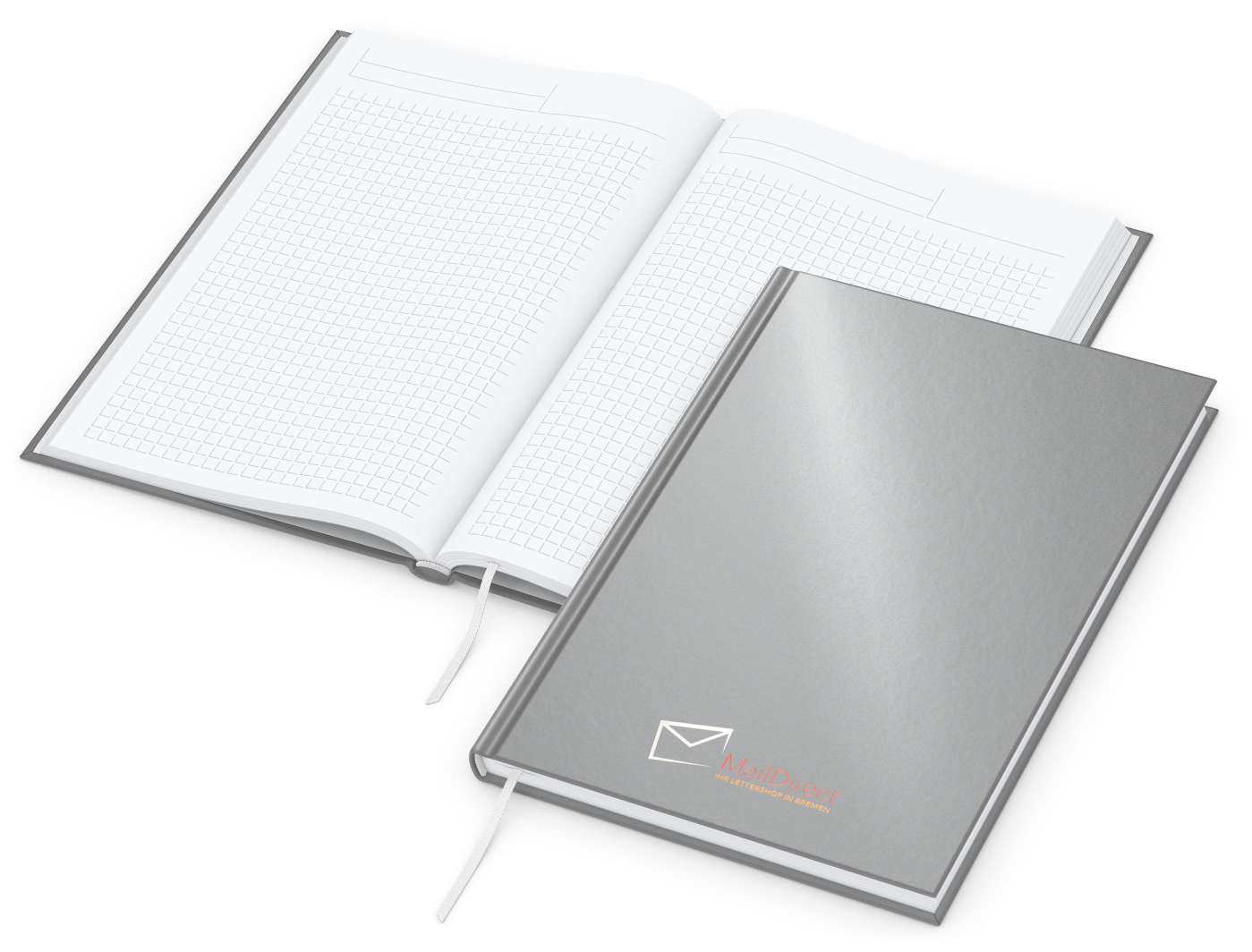 Notizbuch Note-Book Bestseller, A5, matt-silber