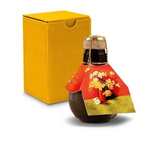 Origineller Sekt Blumengesteck - Karton Gelb, 125 ml 2K1358d1