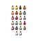Origineller Sekt I love u - Karton Gelb, 125 ml 2K1358p1