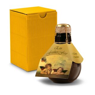 Geschenkartikel / Präsentartikel: Kleinste Sektflasche: Weihnachts-Raffael 2K1379