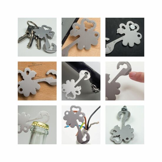 ROMINOX® Key Tool Lucky Charm (19 Funktionen) Viel Glück 2K2109m