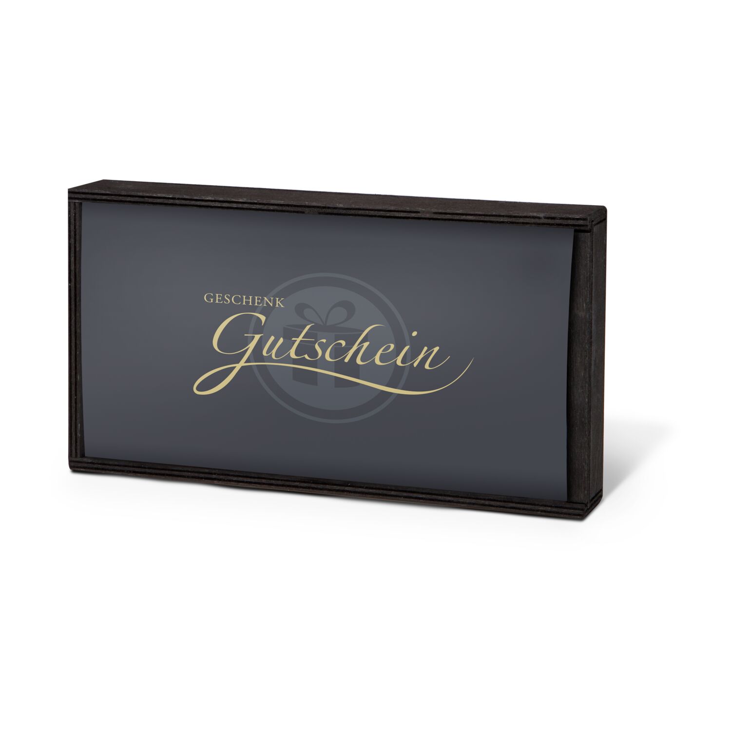Geschenkgutschein Blau in Holzkiste, 20 € für Präsent-, Lifestyle- und Wellnessartikel 2K9120