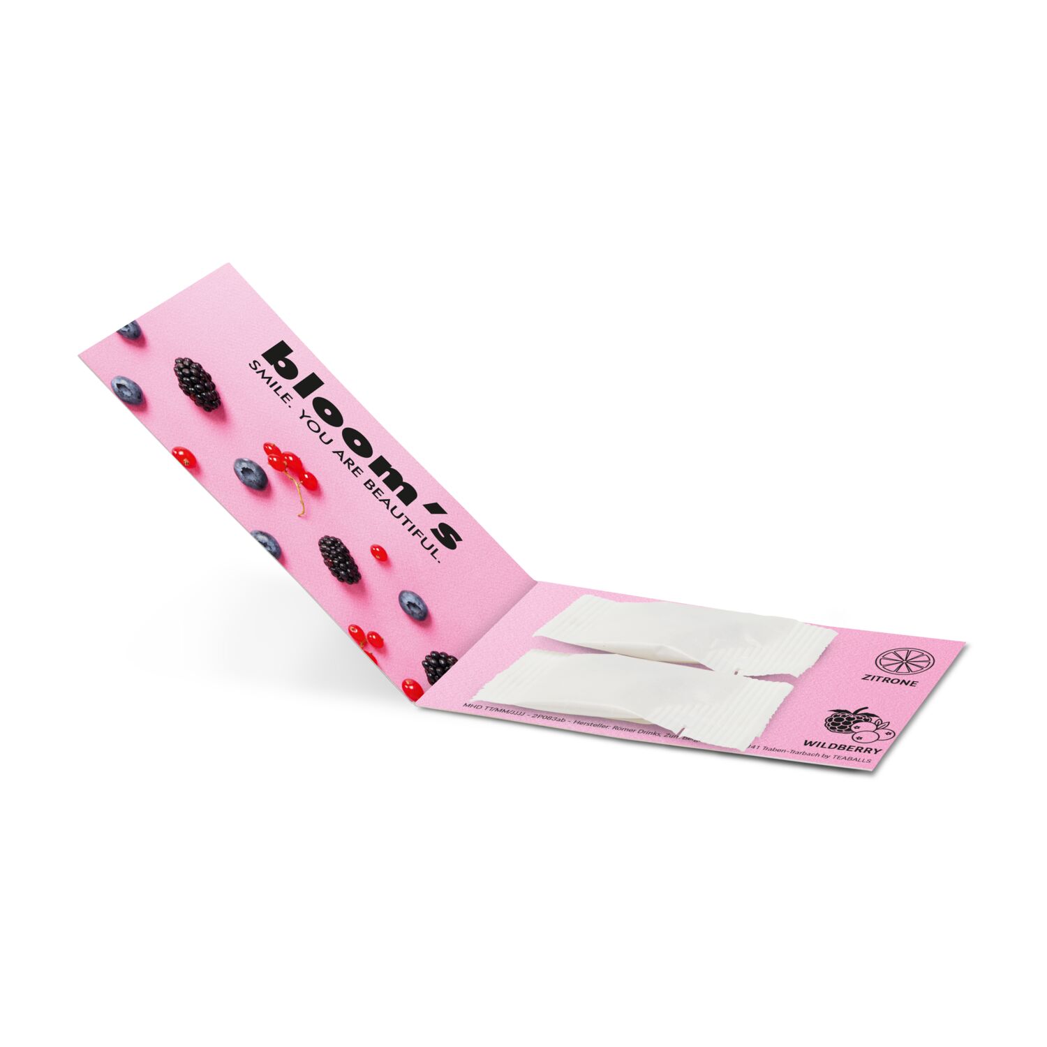 Promo Drops by TEABALLS - 2 Sachets (1x Wildberry + 1x Zitrone) 2P083ab