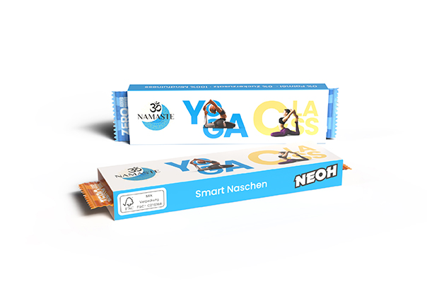 NEOH Schokoriegel im Werbeschuber 28 g Caramel Nuts