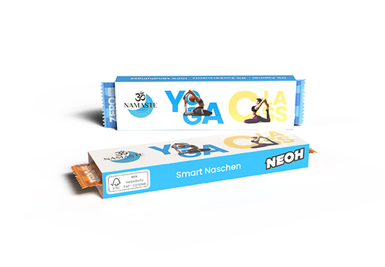 NEOH Schokoriegel im Werbeschuber 28 g Caramel Nuts