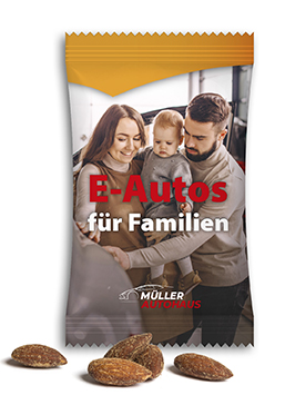 Seeberger Rauchmandeln 10 g  Papier/PE-Verbundfolie weiß